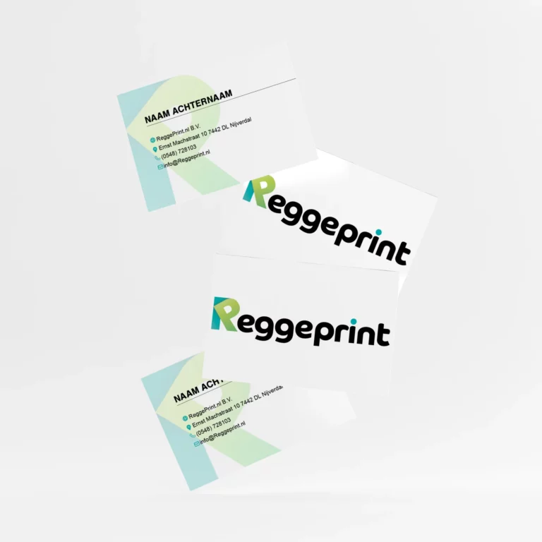 meerdere ontwerpen visitekaartjes productafbeelding