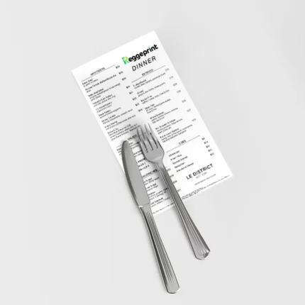 menukaarten productafbeelding